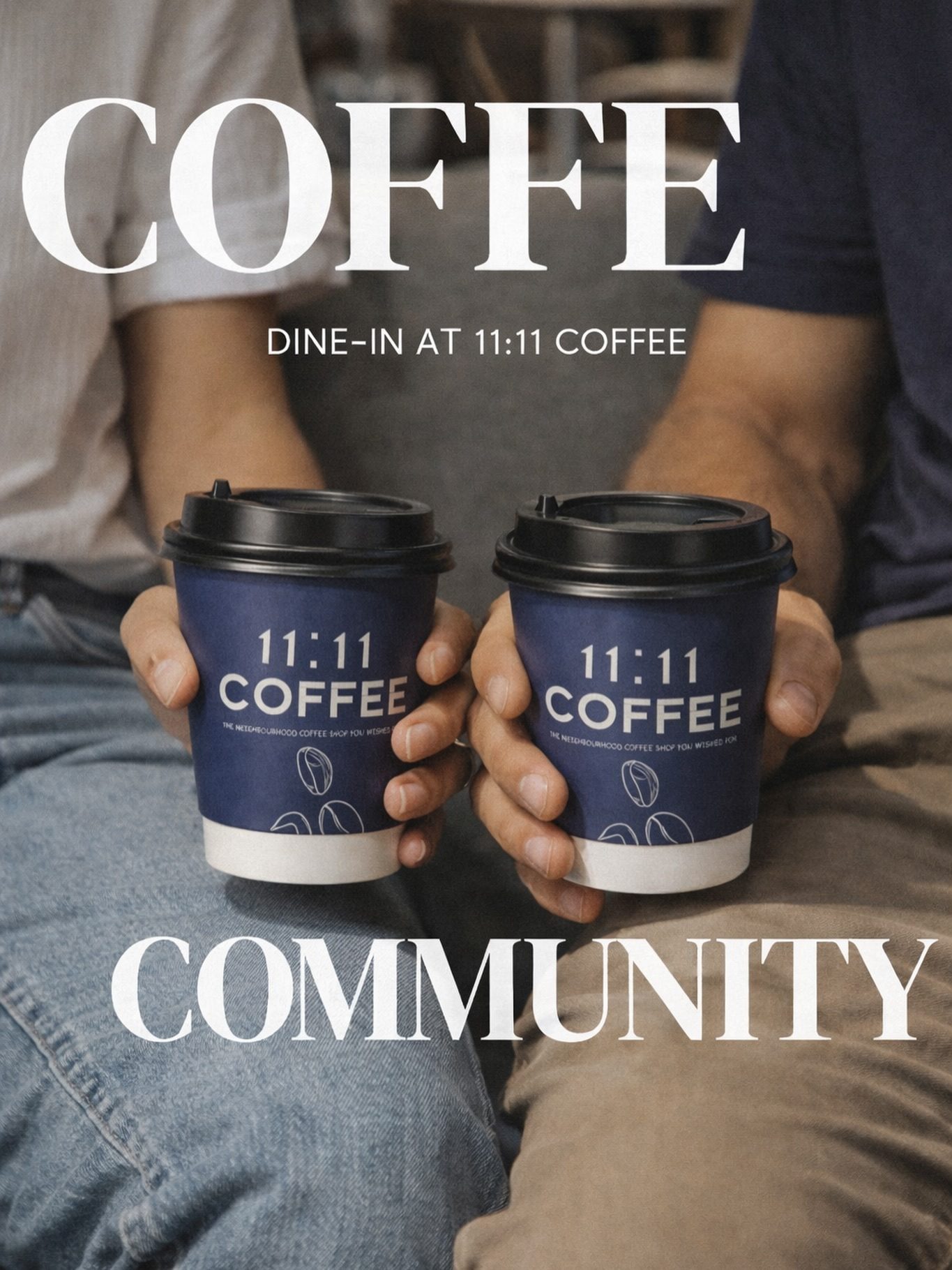 Two branded cups